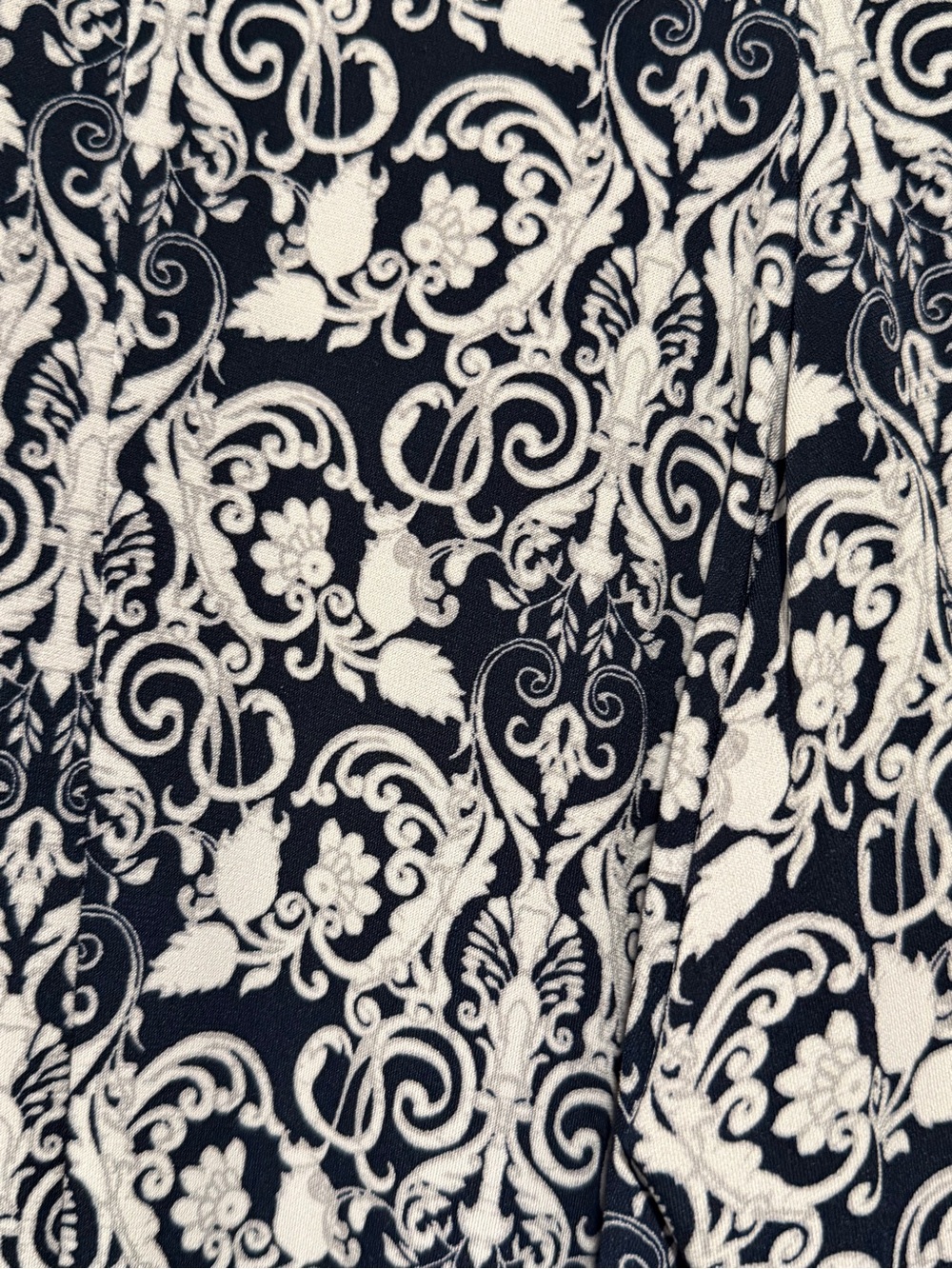 Cato Navy and White Wide Leg Palazzo Pants - Picture 4 of 5